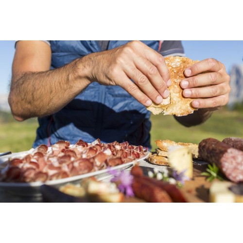 Schüttelbrot mit Speck