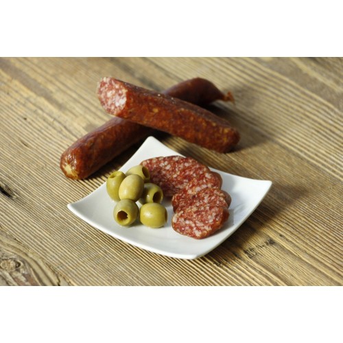 Kaminwurzen fein aufgeschnitten