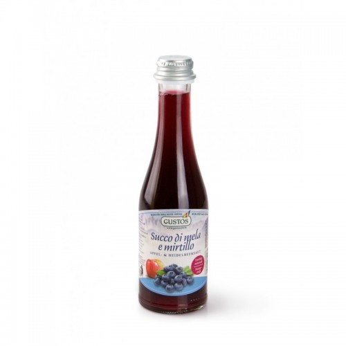 Apfel- und Heidelbeersaft