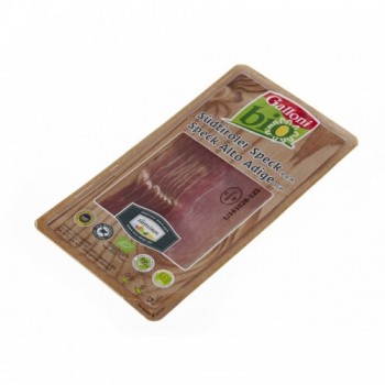 Südtiroler Speck BIO in Scheiben verpackt Südtiroler Speck BIO in Scheiben verpackt
