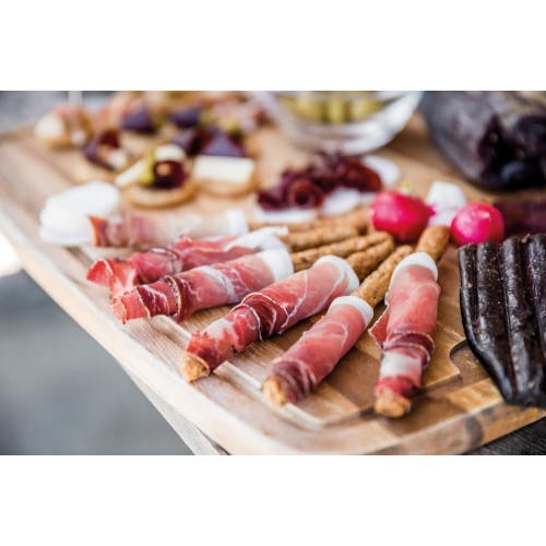 Grissini mit Speckscheiben