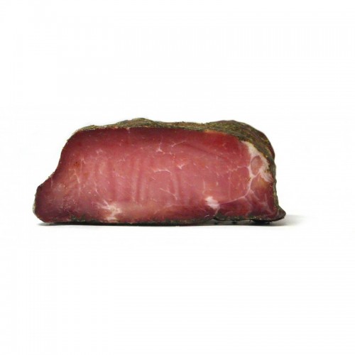 Lendenstück mit Bergkräutern von vorne
