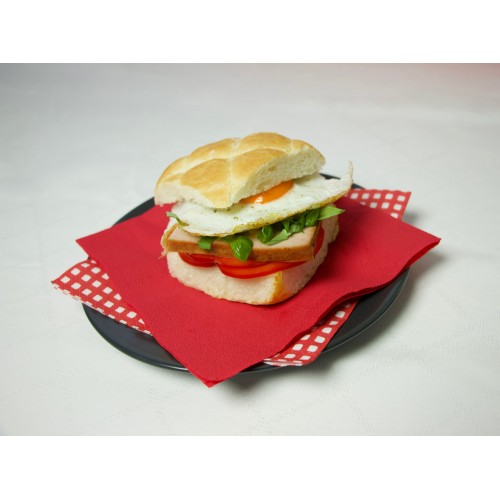 Leberkäsebro mit Spiegelei