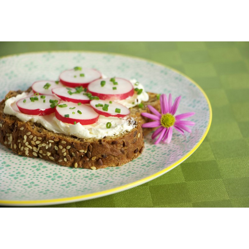 Snellino mit Steichkäse und Radieschen