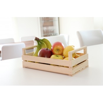 Holzkiste, praktisch als Obstbehälter Holzkiste, praktisch als Obstbehälter