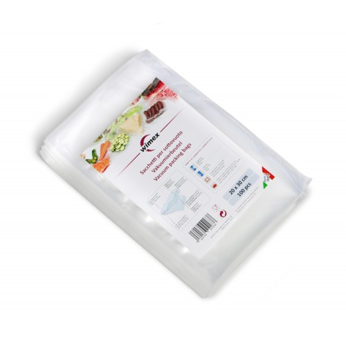 100 Vakuumbeutel 20 cm x 30 cm geprägt