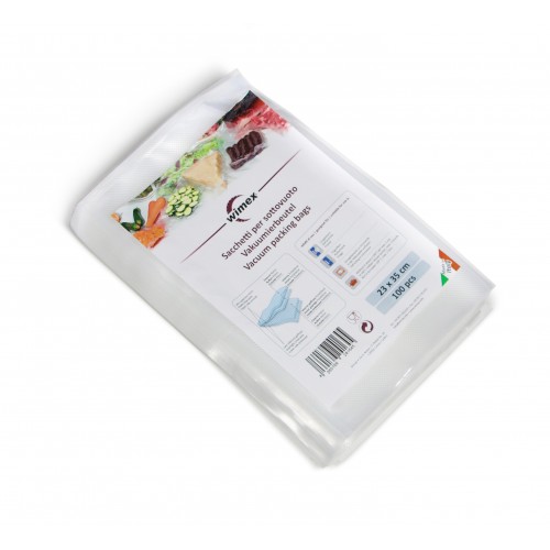 100 Vakuumbeutel 23 cm x 35 cm geprägt