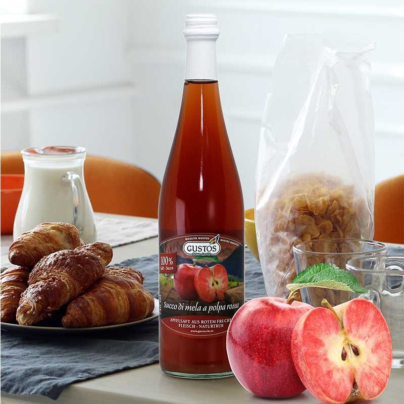 Apfelsaft aus rotem Fruchtfleisch - 750 ml