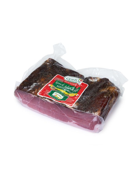 Südtiroler Speck g.g.A. Rechteckig Halbe Hamme ohne Schwarte - 2,2 Kg