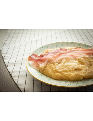 Polenta mit Speck und Käse