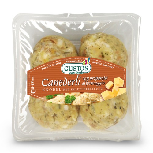 Knödel mit Käsepräparat - 4 Stück - 300 Gr