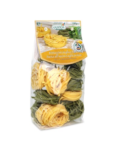 Heu- und Stroh-Fettuccine - 330 Gr