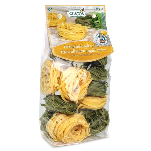 Heu- und Stroh-Fettuccine - 330 Gr