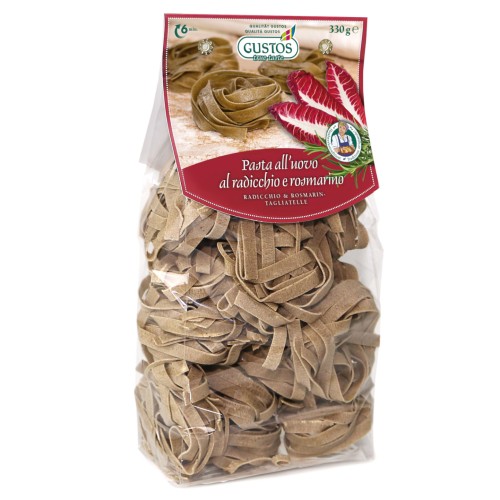 Radicchio- und Rosmarin-Tagliatelle - 330 Gr