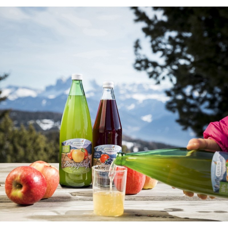 Apfelsaft - und Heidelbeersaft