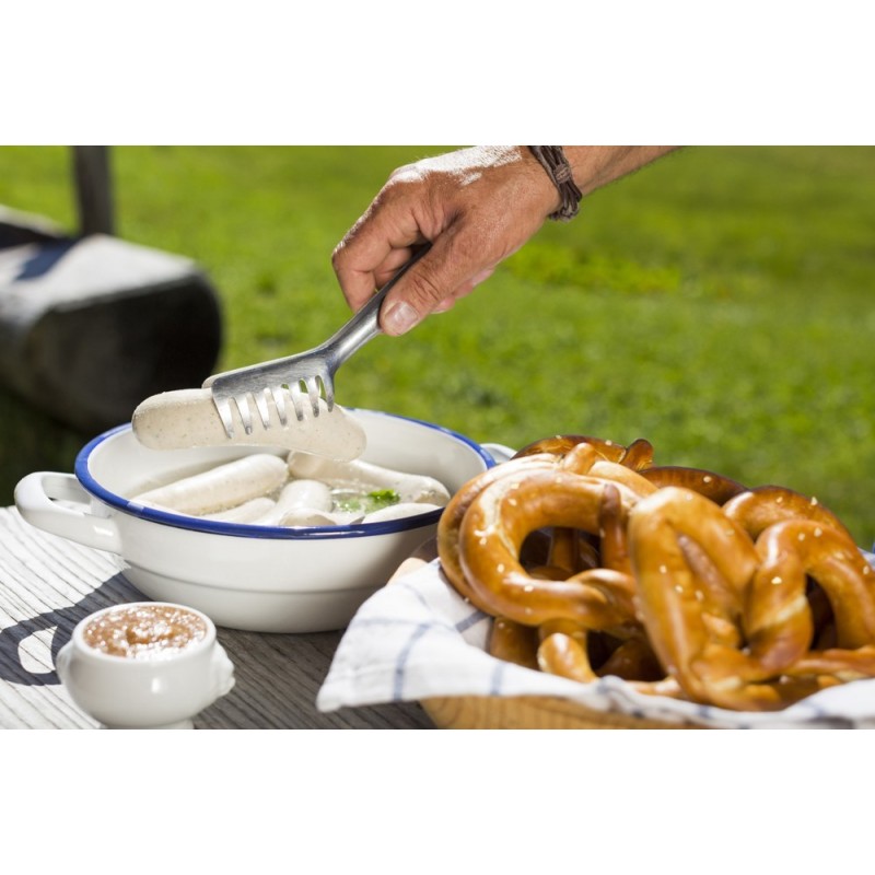 Laugenbrezel mit Weißwurst