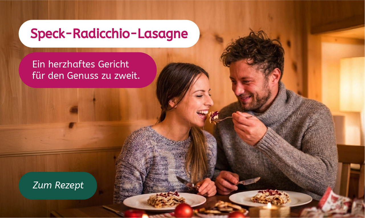 Speck-Radicchio-Lasagne
