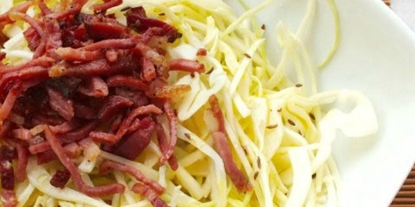 Südtiroler Krautsalat mit Speck