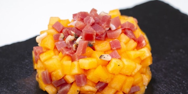 Melone-Speck-Tartare