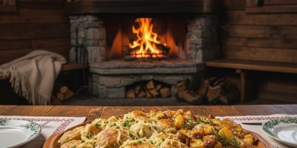 Käsebällchen mit Röstkartoffeln: Das warme Herz der Alpen