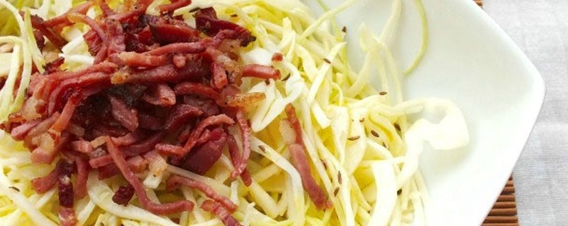 Südtiroler Krautsalat mit Speck